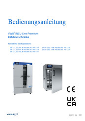 VWR INCU-Line Premium Serie Bedienungsanleitung
