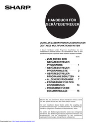 Sharp AR-M550U Handbuch