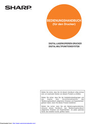 Sharp AR-M550U Bedienungshandbuch