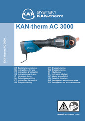 KAN-therm AC 3000 Bedienungsanleitung