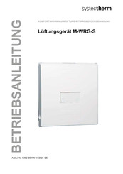 systectherm M-WRG-S Betriebsanleitung