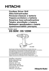 Hitachi DS 12DM Bedienungsanleitung