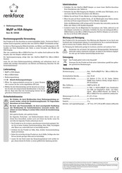 Renkforce 1391530 Bedienungsanleitung