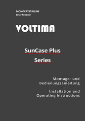 VOLTIMA SunCase Plus-Serie Montage- Und Bedienungsanleitung