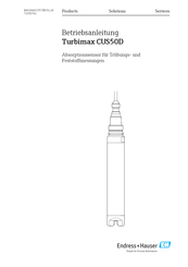 Endress+Hauser Turbimax CUS50D Betriebsanleitung