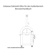 Coboose HOLZBEFEUERTER PIZZAOFEN Benutzerhandbuch