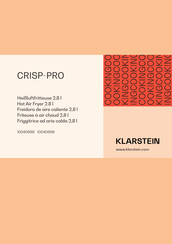 Klarstein CRISP-PRO Bedienungsanleitung