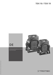 Trotec TDX 10 Originalbetriebsanleitung