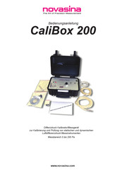 Novasina CaliBox 200 Bedienungsanleitung