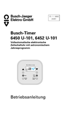 Busch-Jaeger 6452 U-101 Betriebsanleitung