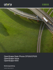 Unify OpenScape Desk Phone CP200 Bedienungsanleitung