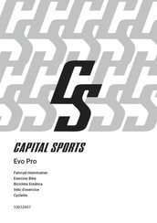 Capital Sports Evo Pro Bedienungsanleitung