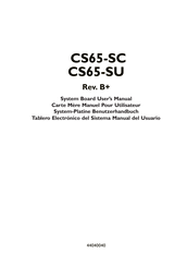 DFI CS65-SC Benutzerhandbuch