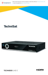 TechniSat TECHNIBOX UHD S Bedienungsanleitung