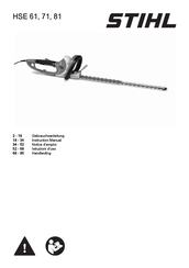Stihl hse 71 Gebrauchsanleitung