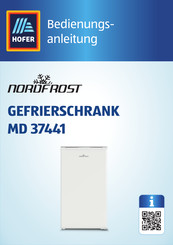Nordfrost MD 37441 Bedienungsanleitung