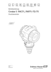 Endress+Hauser Cerabar S PMP75 Betriebsanleitung