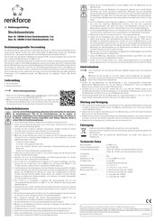 Renkforce 1384364 Bedienungsanleitung