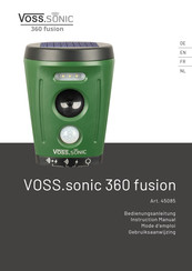 VOSS.SONIC 360 fusion Bedienungsanleitung