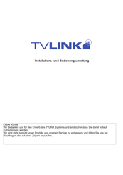 Teleco TVLINK Bedienungsanleitung