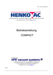 Henkovac Compact Gastrovac pro Betriebsanleitung
