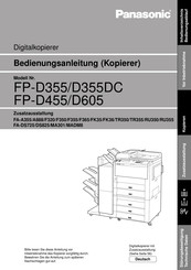 Panasonic FP-D355 Bedienungsanleitung