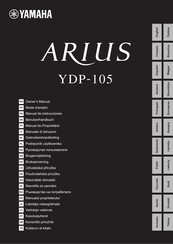 Yamaha ARIUS YDP-105 Benutzerhandbuch