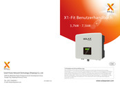 SolaX Power X1-Fit-3.7-W Benutzerhandbuch
