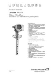 Endress+Hauser Levelflex FMP55 Technische Information
