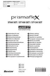 baxter Prismaflex ST60 SET Gebrauchsanweisung