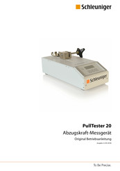 Schleuniger PullTester 20 Originalbetriebsanleitung
