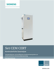 Siemens CEM CERT Betriebsanleitung