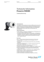 Endress+Hauser Proservo NMS81 Technische Information