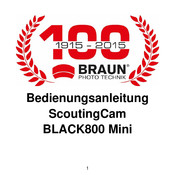 BRAUN Photo Technik ScoutingCam BLACK800 Mini Bedienungsanleitung