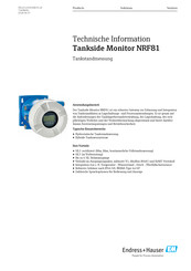Endress+Hauser Tankside Monitor NRF81 Technische Information