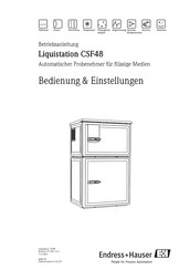 Endress+Hauser Liquistation CSF48 Betriebsanleitung