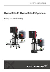 Grundfos Hydro Solo-E Optimum Montage- Und Betriebsanleitung