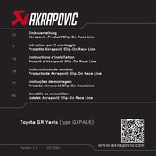 Akrapovic Slip-On Race Line Einbauanleitung