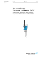 Endress+Hauser Fermentation Monitor QWX43 Betriebsanleitung