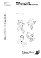 Endress+Hauser Proline Prowirl 72 Betriebsanleitung