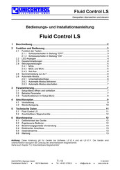 UNICONTROL Electronic Fluid Control LS Bedienungs- Und Installationsanleitung