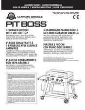 Pit Boss ULTIMATE GRIDDLE PB3BGD2 Montageanleitung