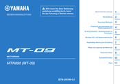 Yamaha MTN890 2014 Bedienungsanleitung