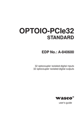 Wasco OPTOIO-PCIe32 STANDARD Bedienungsanleitung