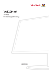 ViewSonic VA3209-mh Bedienungsanleitung