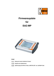 Kobold DUC-MP Firmware-Aktualisierung