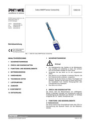 Phywe Cobra SMARTsense Conductivity Betriebsanleitung