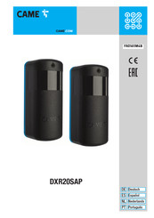 CAME DXR20SAP Bedienungsanleitung