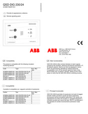 ABB QSD-DIG 230/24 Bedienungsanleitung