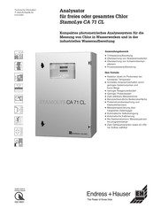 Endress+Hauser Stamolys CA71CL Technische Information